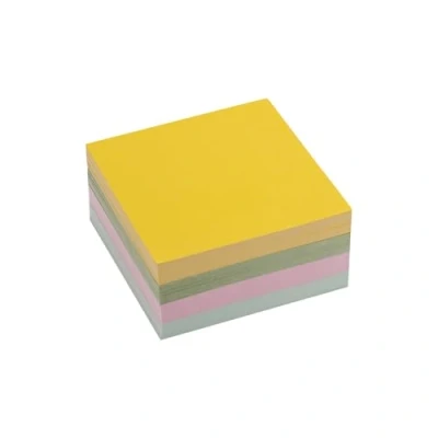 Immagine di D.RECT Blocco per Appunti, Annotare Compiti, Pensieri, Acquisti, Casa e Ufficio, 85 x 40 mm, Vari Colori Pastello (9457)
