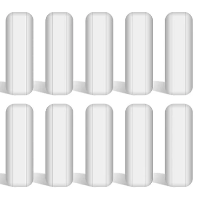 Immagine di stonylab Barra di Agitazione, Ancorette Magnetiche Rivestite in PTFE da 20 mm Mixer Bianco per Agitatori, 10 Pacchetti
