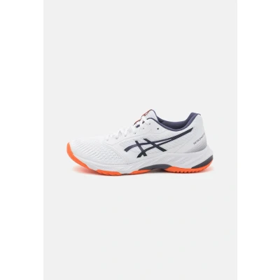 Immagine di Asics Netburner Ballistic 3 Scarpe da pallavolo, Uomo, Taglia: 45, White/indigo fog Tessuto / sintetico