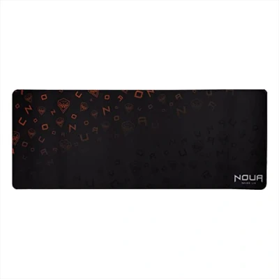 Immagine di Noua Origin Tappetino Mouse Gaming XXL 687x270x2 mm, Comodo Mousepad con Bordi Cuciti per e Tastiera da Gioco, Resistente all’Acqua Superficie Liscia, Base in Gomma Antiscivolo, Nero