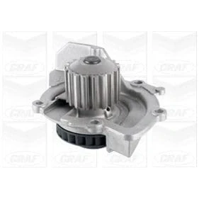Immagine di GRAF PA1110 Pompa acqua 18 con guarnizione meccanico Thermoplast 53,1 per trasmissione cinghia dentata CITROËN: C5 3, C4 Picasso 1