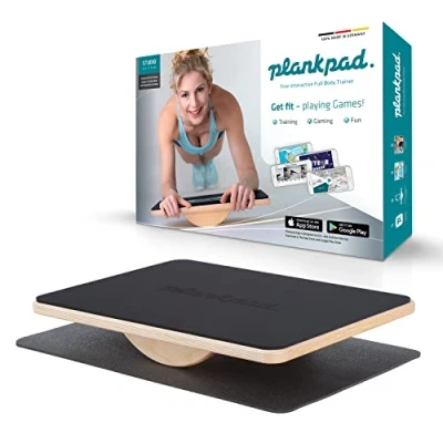 Immagine di Plankpad STUDIO Allenamento interattivo per tutto il corpo e Balance Board Home Fitness Trainer Made in Germany con app smartphone giochi allenamenti