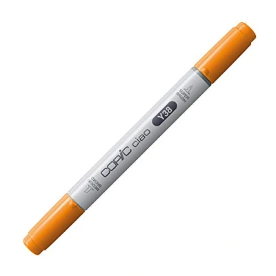 Immagine di Copic Ciao Pennarello Grafico con Doppia Punta, 11 g , Arancione (Miele), 12 x 150 mm