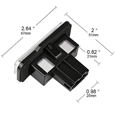 Immagine di PolarLander 2PCS 12V Luci Targa LED per Auto Senza Errore Lampada Bianca