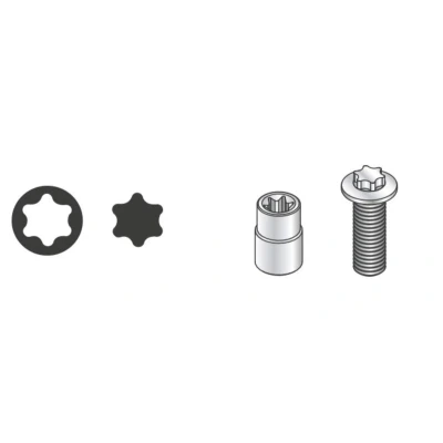 Immagine di Set di prese TORX TOPTUL 1/4&#039; 8 Pezzo (T8, T10, T15, T20, T25, T27, T30, T40)
