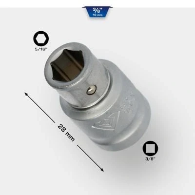 Immagine di KS TOOLS BT021903 Bussola di riduzione, Cricco 10 (3/8&quot;) 28 8mm