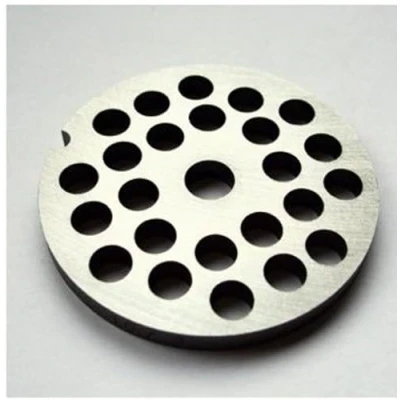 Immagine di Porkert 10/8 Disco Forato per tritacarne, Numero 10, Carbonio, 8 mm