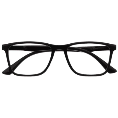 Immagine di OPULIZE NYX Blue Light Blocking Reading Glasses Anti Glare Computer and Gaming Eyewear UV Eyestrain Protection Rectangular Frame Black Men Women + 1.50