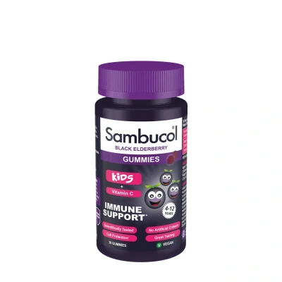 Immagine di Gelatine con estratto di sambuco e vitamina C per bambini, 30 pezzi, Sambucol