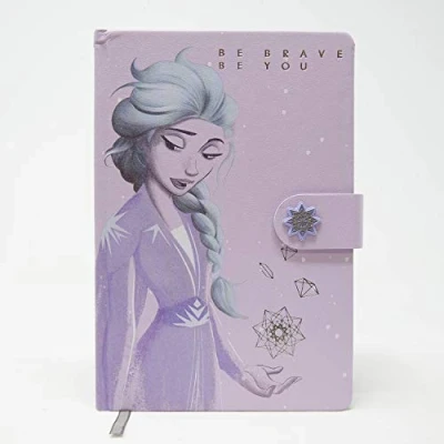 Immagine di Disney Frozen 2 Taccuino formato A5, motivo: neve lilla