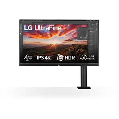 Immagine di LG 32UN880P ERGO Monitor 32&quot; UltraHD 4K LED IPS HDR 10, 3840x2160, 5ms, AMD FreeSync 60Hz, Audio Stereo 10W, HDMI 2.0 (HDCP 2.2), Display Port 1.4, USB C, 3.0, AUX, Stand ERGO, Flicker Safe, Nero