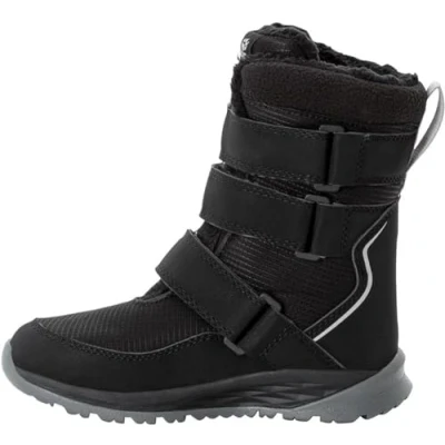 Immagine di Jack Wolfskin Polar Boot Texapore High VC K, Stivali da neve, Nero/Grigio, 34 EU
