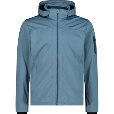 Immagine di CMP Giacca in light softshell da uomo con cappuccio removibile, Hydro, 52