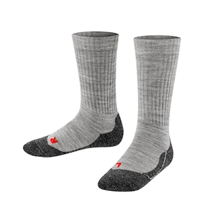 Immagine di Falke Active WARM Anatomical Plush SOLE Calze per bambini, Taglia: 27 30, M.grey mel