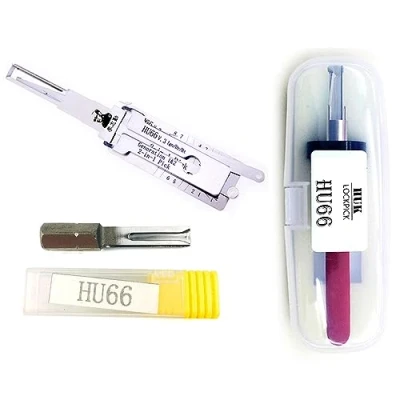 Immagine di TPM Go HU66 Picking e Reading Tool Combination, 2 in 1 Pick Tool,HU66 Power Key,HU66 Fast Open 3 Kit per auto