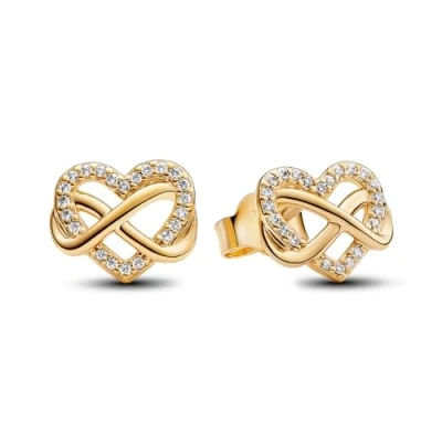 Immagine di Pandora 262667C01 orecchini a bottone cuore