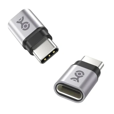 Immagine di Cable Matters 2 Pack, adattatore estensore USB C 40Gbps 240W, femmina a maschio/adattatore C/estensore tipo