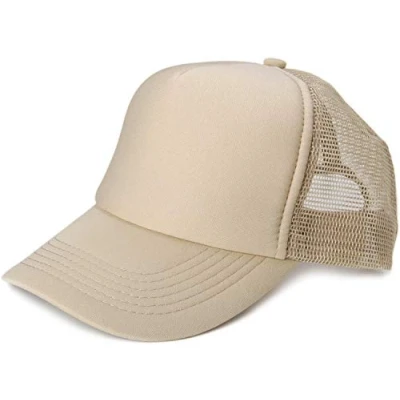 Immagine di styleBREAKER Unisex 5 Panel Mesh cap, Trucker Baseball Basecap, Chiusura Click e Snap Regolabile 04023007, Colore:Oliva Scuro
