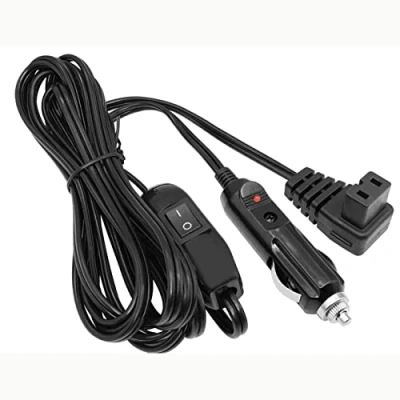 Immagine di HangTon Riscaldatore frigorifero auto DC cavo di alimentazione per Coleman Euhomy Alpicool Bodega Dometic indelB Mobicool 24 V con interruttore on/off, 3 m