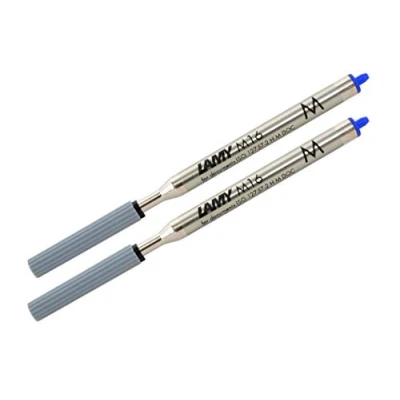 Immagine di Lamy mina di ricambio M16 M per penne a sfera blu, 2 x, 1
