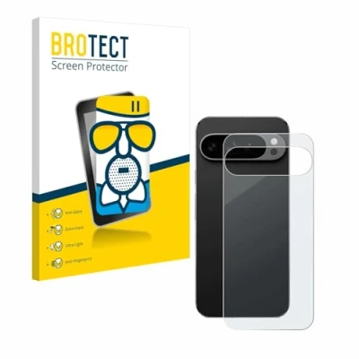 Immagine di brotect Pellicola Vetro Opaca per Google Pixel 9 Pro XL (Posteriore) Protezione Schermo [Anti Riflesso, Durezza 9H]