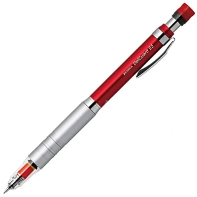 Immagine di Zebra Portamine Delguard tipo LX 0.5 mm, red Body (p ma86 r)