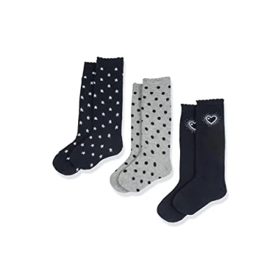 Immagine di Chicco Set Calzini Sotto Il Ginocchio In Cotone Unisex Bambini e ragazzi, Blu, 7 8 anni