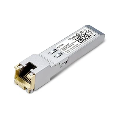 Immagine di TP Link TL SM311T Modulo RJ45 SFP 1000BASE T, Una Porta Gigabit Ethernet, Supporta Funzioni di Controllo TX Disable, Funzionalità Hot Pluggable Footprint, Guscio in Metallo, Low EMI