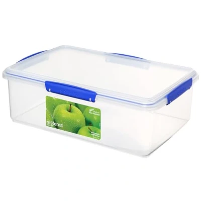 Immagine di Sistema KLIP IT Contenitore per alimenti 7 L frigorifero/freezer con coperchio, impilabile ed ermetico Plastica senza BPA Clip blu 1 pezzo