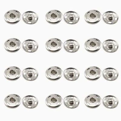 Immagine di Bottoni Automatici da Cucire, 21 mm Set in Metallo, Acciaio Inossidabile per Forniture Cucito Artigianato Fai