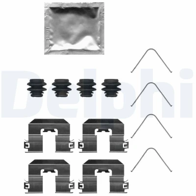 Immagine di DELPHI LX0746 Kit accessori, Pastiglia freno