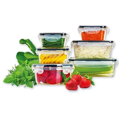 Immagine di TAVIALO contenitori per alimenti con coperchio ermetico Set di 6 senza BPA