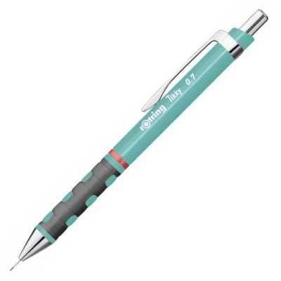 Immagine di Rotring Tikky matite portamina pastello HB 0,7 mm Blu mare Con comoda impugnatura in gomma 12 pezzi