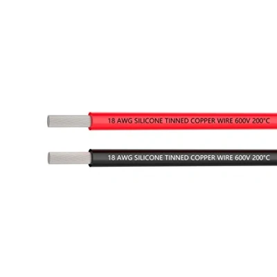 Immagine di TUOFENG 18 AWG Cavo elettrico 3 metri [1.5 nero e 1.5 rosso] filo Gauge silicone Wire Hook Up metallico flessibile in di rame stagnato
