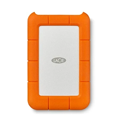 Immagine di LaCie Rugged 2 TB Hard Disk esterno da 2,5 USB C® Argento, Arancione STFR2000800