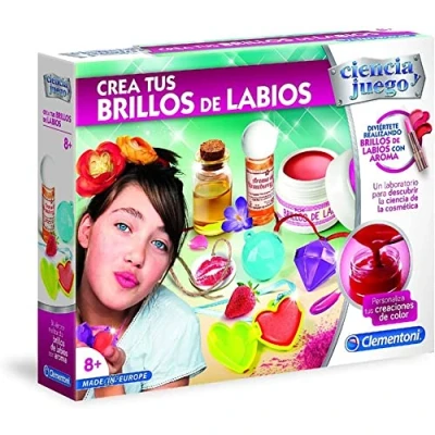 Immagine di Clementoni Crea Tus Brillos de Labios Set per Creare Il Tuo lucidalabbra, Colore Vari, 55280