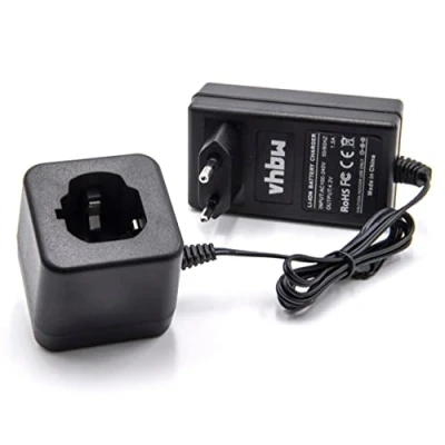 Immagine di vhbw caricabatterie compatibile con Hitachi/HiKOKI DB 3DL, 3DL2, NT 50GS, 65GA, 65GB, 65GS batterie Li Ion di attrezzi (3,6V)