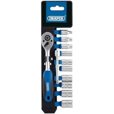 Immagine di Draper BD12 M/PR bussole set, blu, 1/10,2 cm, set di 12 pezzi