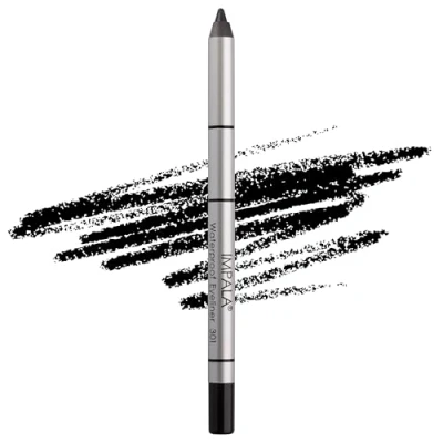 Immagine di Impala Matita Occhi Nera Waterproof Colore 301 Nero Texture Densa e Cremosa Facile da Applicare Brillante, Durevole Resistente all&#039;Acqua
