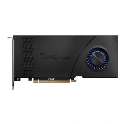 Immagine di Intel Arc Pro A60, 12 GB, GDDR6, 192 bit, 7680 x 4320 Pixel, PCI Express x16 4.0 (12 GB), Scheda grafica