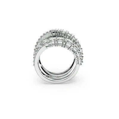 Immagine di Swarovski Twist WRAP Anello silvercoloured, Donna, Taglia: 52, Silver coloured