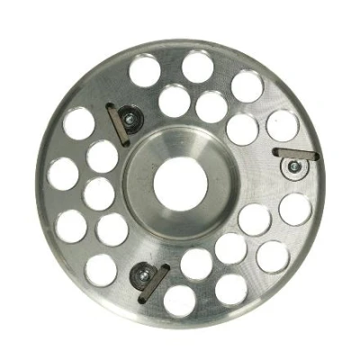 Immagine di Mola X Zoccoli 3 Cut Alluminio, 120 Mm, MS Schippers Adatto per Bovini Mucche Vacche