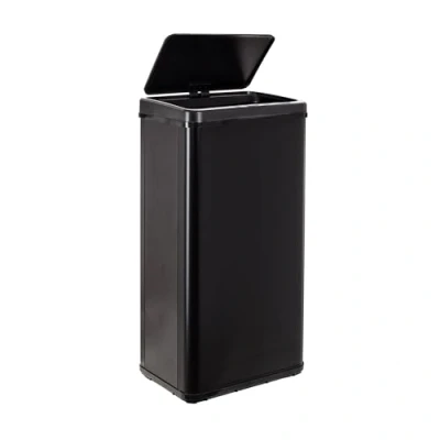 Immagine di Pattumiera intelligente senza gambe con apertura automatica o contatto manuale, 60 l, altezza: 79,5 (x35,5 x 26), nero.
