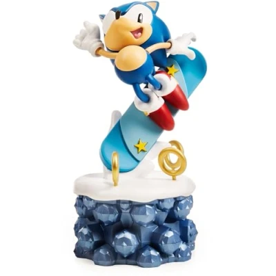 Immagine di CC Countdown Characters by Numskull New Box 2024 Sonic the Hedgehog personaggio da collezione ufficiale SEGA Statua del costruibile