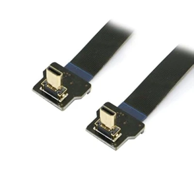Immagine di Cablecc Cavo piatto FPV da micro HDMI maschio a FPC, 20 cm, per fotografia aerea multicopter GOPRO