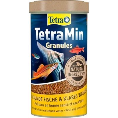 Immagine di TetraMin Granules Mangime per Pesci sotto Forma di Granuli Fini Tutti i Ornamentali d&#039;Acqua Dolce, 500 ml
