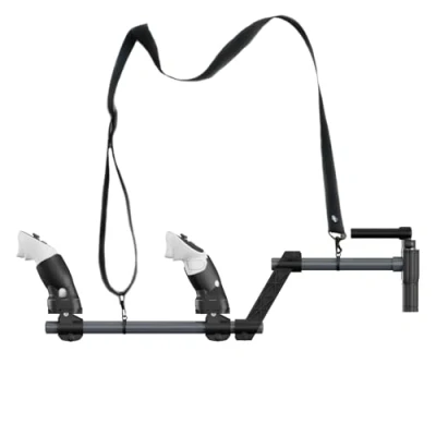 Immagine di VR Gunstock per Meta Quest 3/Quest 3S,calcio della pistola compatibile con le impugnature del controller Quest3 migliorare la stabilità e il controllo dell&#039;adattatore magnetico fucile