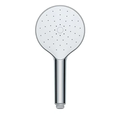 Immagine di WENKO Soffione Doccia Automatic Cleaning Cromo, Ø 12 cm Doccetta a Mano con Impugnatura Universale Sistema anticalcare autopulente Cromo
