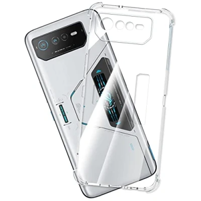 Immagine di mtb more energy® Case Soft Armor compatibile con Asus ROG Phone 6 Pro, 6D Ultimate Angoli rinforzati Protezione fotocamera 1,5 mm TPU Custodia protettiva per cellulare