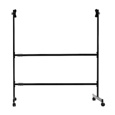 Immagine di Supporto Mobile Nero Per Lavagna Bianca Grande, Lavagna, Regolabile In Altezza E Angolazione ， Aula Home Office